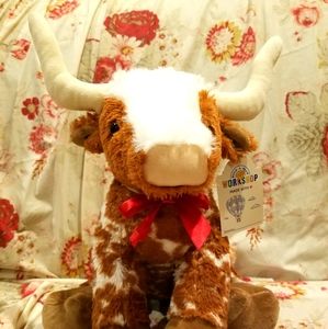 NWT Build A Bear Spotted Longhorn Collectable